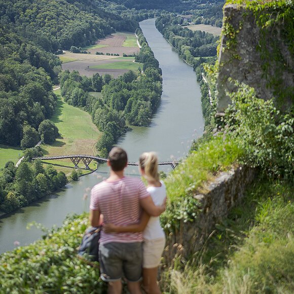 Ausblick von Burgruine Randeck